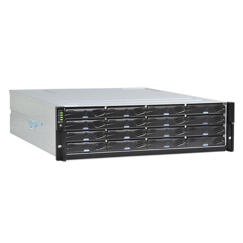 Infortrend JBOD 3U/16bay (DS) dual redundant controller expansion enclosure 4x 12Gb SAS ports, 2x(PSU+FAN module), 16xdrive trays, 2x 12G to 12 G SAS cables (JB 3016R)