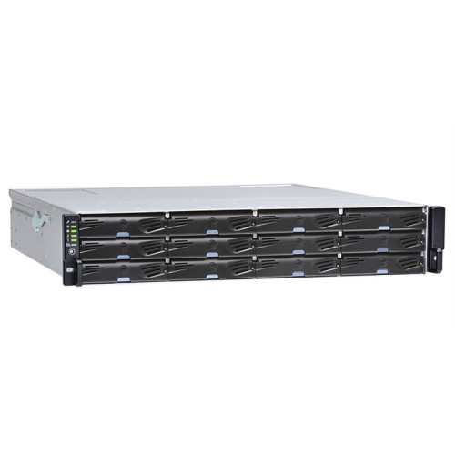 Infortrend JBOD 2U/12bay (DS) dual redundant controller expansion enclosure 4x 12Gb SAS ports, 2x(PSU+FAN module), 12xdrive trays, 2x 12G to 12 G SAS cables and 1xRackmount kit(JB 3012R)