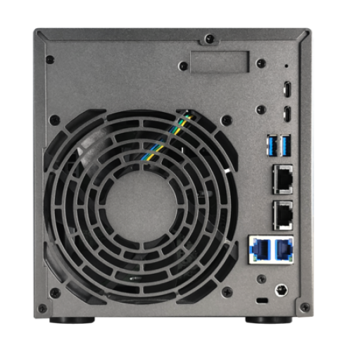 ASUSTOR AS6804T 4-Bay NAS/AMD Ryzen V3C14 2,3GHz/16GB DDR5, noHDD(HDD,SSD)/2x5,2х10,Gbe(LAN)/3xUSB3.2,Type-C; 90IX01T4-BW3S00