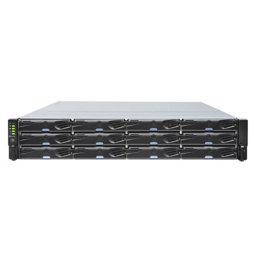 Infortrend JBOD 2U/12bay (DS) dual redundant controller expansion enclosure 4x 12Gb SAS ports, 2x(PSU+FAN module), 12xdrive trays, 2x 12G to 12 G SAS cables and 1xRackmount kit(JB 3012R)