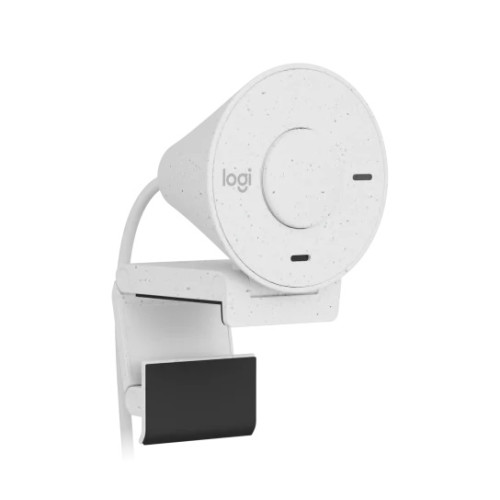Logitech Webcam Brio 300, 1920x1080, Off-White, защитная шторка, USB-C, [960-001442]