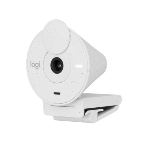 Logitech Webcam Brio 300, 1920x1080, Off-White, защитная шторка, USB-C, [960-001442]