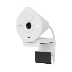 Logitech Webcam Brio 300, 1920x1080, Off-White, защитная шторка, USB-C, [960-001442]