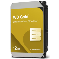 Western Digital GOLD HDD SATA 12TB, 7200rpm, 512MB buffer, 512e, WD122KRYZ, 1 year