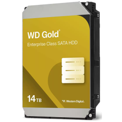 Western Digital GOLD HDD SATA 14TB, 7200rpm, 512MB buffer, 512e, WD142KRYZ, 1 year
